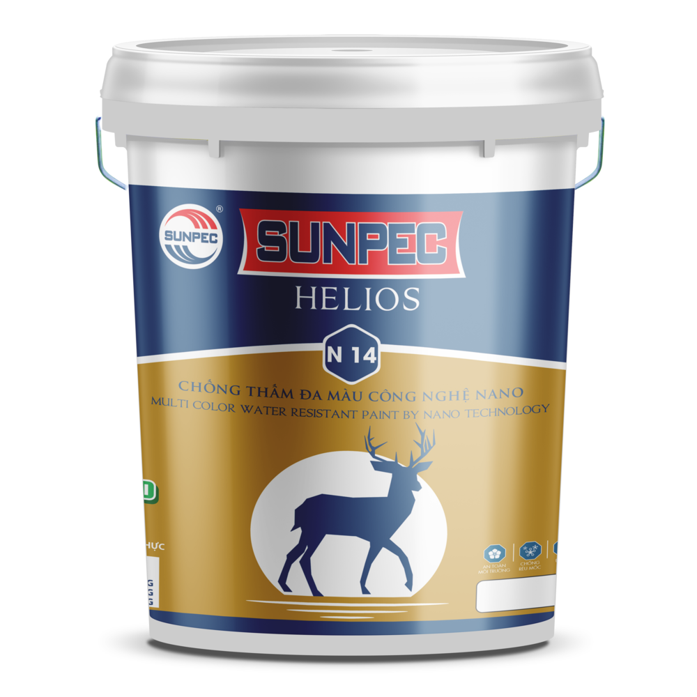 Chống Thấm Đa Màu Công Nghệ Nano SUNPEC N-14