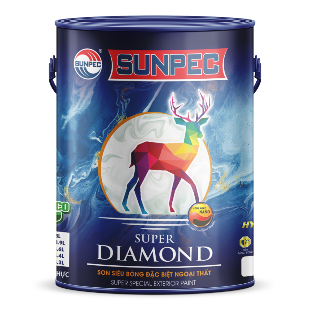 Sơn siêu bóng đặc biệt ngoại thất - SUPER DIAMOND
