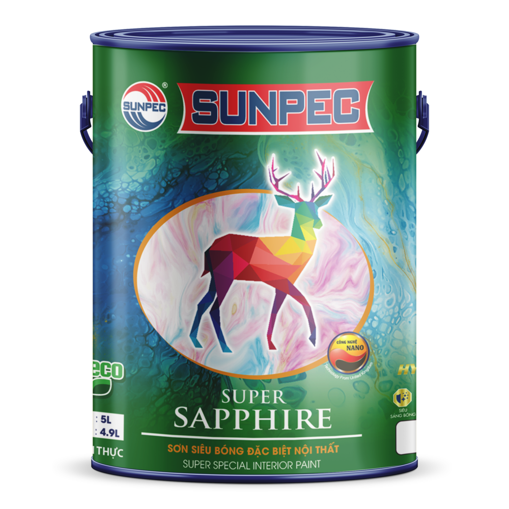 Sơn siêu bóng đặc biệt nội thất - SUPER SAPPHIRE