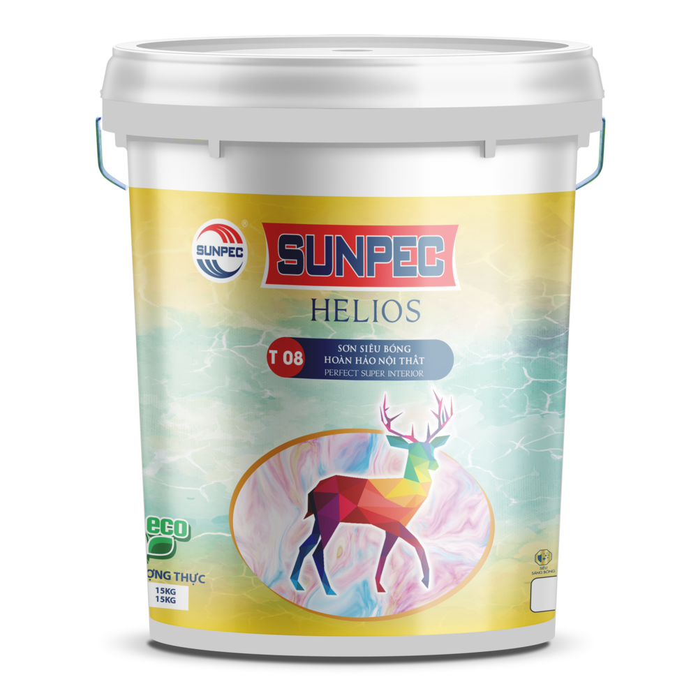 Sơn siêu bóng hoàn hảo nội thất SUNPEC T-08